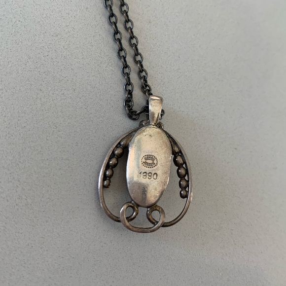 Georg Jensen Sterling Silver Annual Pendant 1990 - Picture 3 of 5